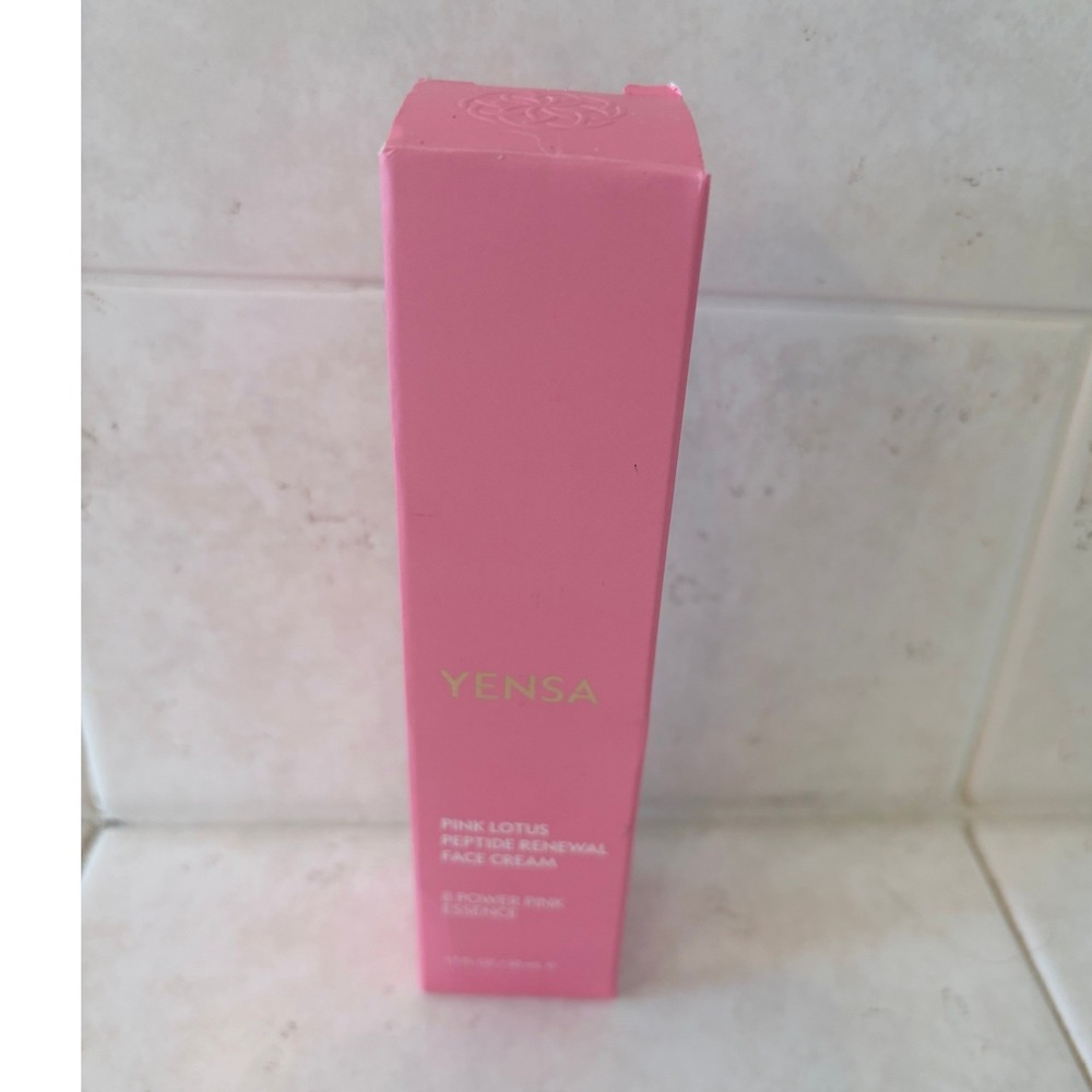 YENSA Pink Lotus Peptide Renewal Face Cream 1.7oz 50ml 8 Power Pink Essence NIB